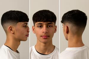 Burst Fade hairstyle transformation by jayg