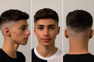 Skin Fade with Texture hairstyle transformation by jayg
